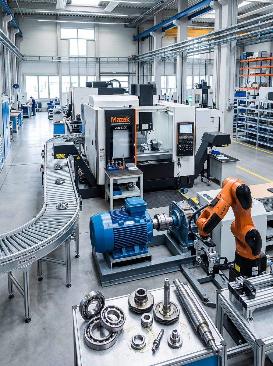 Automated industrial machinery and precision manufacturing systems in China