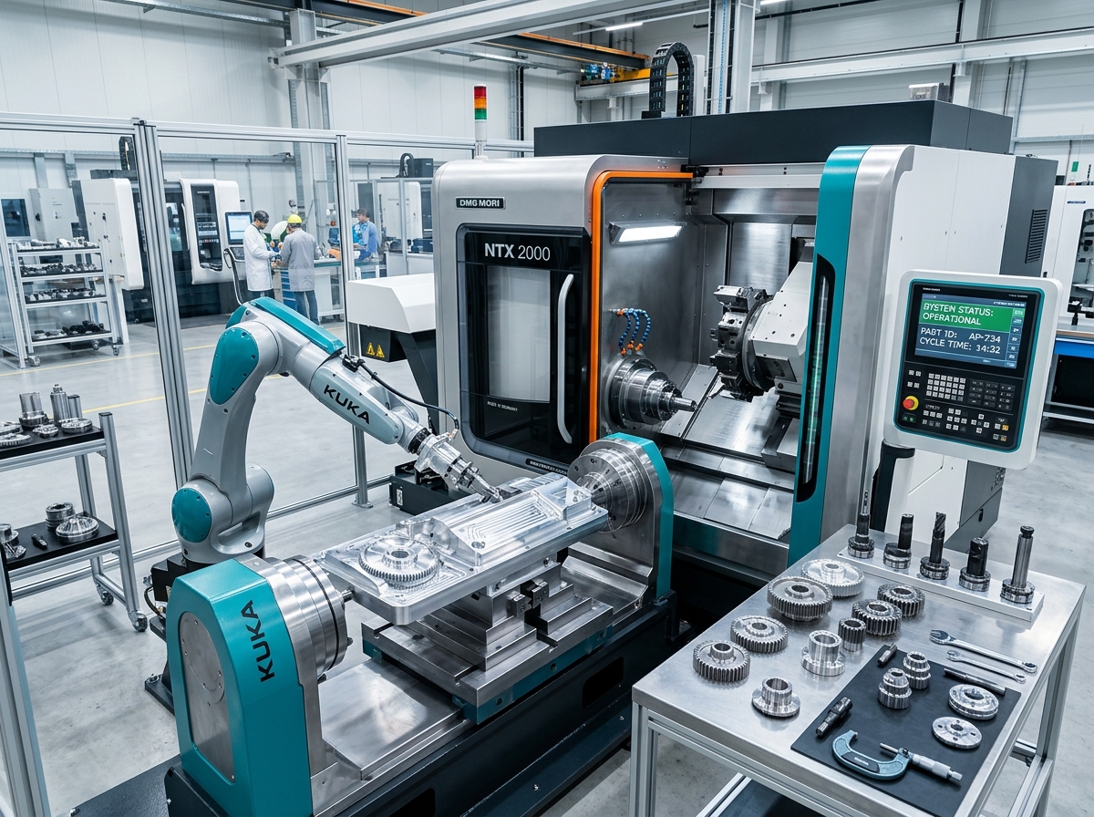 Precision CNC machining and automated contract manufacturing in China